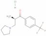 (2R)-2-methyl-3-pyrrolidin-1-yl-1-[4-(trifluoromethyl)phenyl]propan-1-one hydrochloride