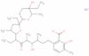 Benzoic acid, 6-[7-[5-ethyl-5-(5-ethyltetrahydro-5-hydroxy-6-methyl-2H-pyran-2-yl)tetrahydro-3-met…