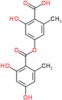 4-[(2,4-dihydroxy-6-methylbenzoyl)oxy]-2-hydroxy-6-methylbenzoic acid