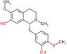 (1R)-1-(3-hydroxy-4-methoxybenzyl)-6-methoxy-2-methyl-1,2,3,4-tetrahydroisoquinolin-7-ol