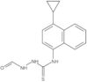 N-(4-Cyclopropyl-1-naphthalenyl)-2-formylhydrazinecarbothioamide