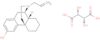 Morphinan-3-ol, 17-(2-propen-1-yl)-, (2R,3R)-2,3-dihydroxybutanedioate (1:1)