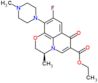 Etil (3S)-9-fluoro-2,3-diidro-3-metil-10-(4-metil-1-piperazinil)-7-osso-7H-pirido[1,2,3-de]-1,4-be…