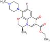 ethyl (3S)-9-fluoro-3-methyl-10-(4-methylpiperazin-1-yl)-7-oxo-2,3-dihydro-7H-[1,4]oxazino[2,3,4-ij]quinoline-6-carboxylate