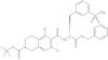 1,1-Dimethylethyl 5,7-dichloro-3,4-dihydro-6-[[[(1S)-1-[[3-(methylsulfonyl)phenyl]methyl]-2-oxo-2-(phenylmethoxy)ethyl]amino]carbonyl]-2(1H)-isoquinolinecarboxylate