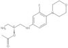 2-Propanol, 1-amino-3-[[3-fluoro-4-(4-morpholinyl)phenyl]amino]-, 2-acetate, (2S)-