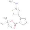 1-Pyrrolidinecarboxylic acid, 2-[2-(methylamino)-4-thiazolyl]-,1,1-dimethylethyl ester, (2R)-