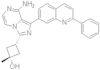 cis-3-(8-amino-1-(2-phenyl-7-quinolinyl)imidazo(1,5-a)pyrazin-3-yl)-1-methylcyclobutanol