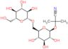 2-{[6-O-(beta-D-glucopyranosyl)-beta-D-glucopyranosyl]oxy}-2-methylpropanenitrile