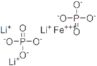 Phosphate de lithium ferreux