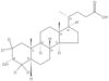 (3α,5β)-3-Hydroxycholan-24-oic-2,2,4,4-d4 acid