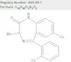 2H-1,4-Benzodiazepin-2-one, 7-chloro-5-(2-chlorophenyl)-1,3-dihydro-3-hydroxy-