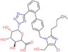 (3S,4S,5S,6R)-6-[5-[2-[4-[[2-butyl-4-chloro-5-(hydroxymethyl)imidazol-1-yl]methyl]phenyl]phenyl]tetrazol-2-yl]-3,4,5-trihydroxy-tetrahydropyran-2-carboxylic acid