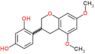 4-(5,7-dimethoxy-3,4-dihydro-2H-chromen-3-yl)benzene-1,3-diol