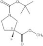 1-(1,1-Dimethylethyl) 3-methyl (3S)-3-fluoro-1,3-pyrrolidinedicarboxylate