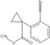 Cyclopropanecarboxylic acid, 1-(2-cyanophenyl)-, methyl ester