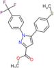 methyl 5-[4-(methylsulfanyl)phenyl]-1-[4-(trifluoromethyl)phenyl]-1H-pyrazole-3-carboxylate