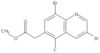 6-Quinolineacetic acid, 3,8-dibromo-5-fluoro-, methyl ester