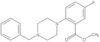 Methyl 5-fluoro-2-[4-(phenylmethyl)-1-piperazinyl]benzoate