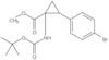 Methyl 2-(4-bromophenyl)-1-[[(1,1-dimethylethoxy)carbonyl]amino]cyclopropanecarboxylate