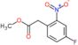 methyl 2-(4-fluoro-2-nitro-phenyl)acetate