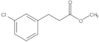 Methyl 3-chlorobenzenepropanoate