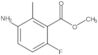 Benzoic acid, 3-amino-6-fluoro-2-methyl-, methyl ester