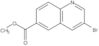 6-Quinolinecarboxylic acid, 3-bromo-, methyl ester