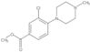 Methyl 3-chloro-4-(4-methyl-1-piperazinyl)benzoate