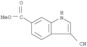 1H-Indole-6-carboxylicacid, 3-cyano-, methyl ester