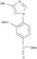 Benzoic acid,3-methoxy-4-(4-methyl-1H-imidazol-1-yl)-, methyl ester