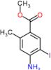 methyl 4-amino-5-iodo-2-methyl-benzoate