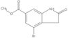 Methyl 4-bromo-2,3-dihydro-2-oxo-1H-indole-6-carboxylate