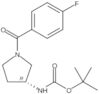 1,1-Dimethylethyl N-[(3R)-1-(4-fluorobenzoyl)-3-pyrrolidinyl]carbamate