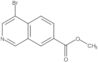 7-Isoquinolinecarboxylic acid, 4-bromo-, methyl ester