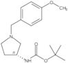 1,1-Dimethylethyl N-[(3R)-1-[(4-methoxyphenyl)methyl]-3-pyrrolidinyl]carbamate