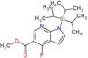 methyl 4-fluoro-1-(tripropan-2-ylsilyl)-1H-pyrrolo[2,3-b]pyridine-5-carboxylate