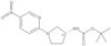 1,1-Dimethylethyl N-[(3R)-1-(5-nitro-2-pyridinyl)-3-pyrrolidinyl]carbamate