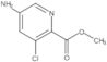 2-Pyridinecarboxylic acid, 5-amino-3-chloro-, methyl ester