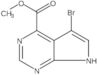 7H-Pyrrolo[2,3-d]pyrimidine-4-carboxylic acid, 5-bromo-, methyl ester