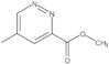 3-Pyridazinecarboxylic acid, 5-methyl-, methyl ester