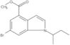 Methyl 6-bromo-1-(1-methylpropyl)-1H-indole-4-carboxylate