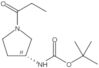 1,1-Dimethylethyl N-[(3R)-1-(1-oxopropyl)-3-pyrrolidinyl]carbamate