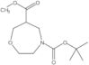 4-(1,1-Dimethylethyl) 6-methyl tetrahydro-1,4-oxazepine-4,6(5H)-dicarboxylate