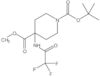 1-(1,1-Dimethylethyl) 4-methyl 4-[(2,2,2-trifluoroacetyl)amino]-1,4-piperidinedicarboxylate