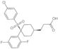 cis-4-[(4-chlorophenyl)sulfonyl]-4-(2,5-difluorophenyl)cyclohexanepropanoic acid