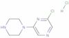 Pyrazine, 2-chloro-6-(1-piperazinyl)-, hydrochloride (1:1)