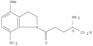 1H-Indole-1-pentanoicacid, a-amino-2,3-dihydro-4-methoxy-7-nitro-d-oxo-, (aS)-