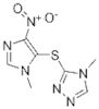 4-metil-3-[(1-metil-4-nitro-1H-imidazol-5-il)tio]-4H-1,2,4-triazol