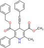 5-benzyl 3-methyl 2-methyl-6-phenyl-4-(phenylethynyl)-1,4-dihydropyridine-3,5-dicarboxylate